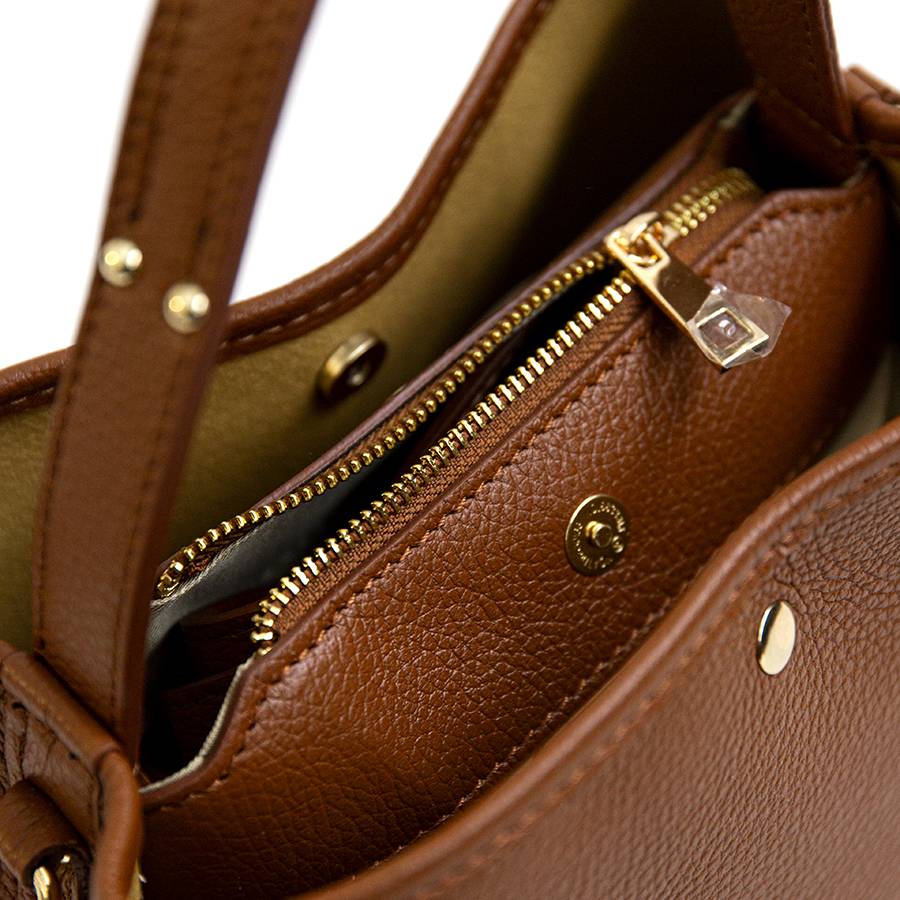 ﻿Laura Di Maggio CIPRO – Borsa in pelle cuoio Economico