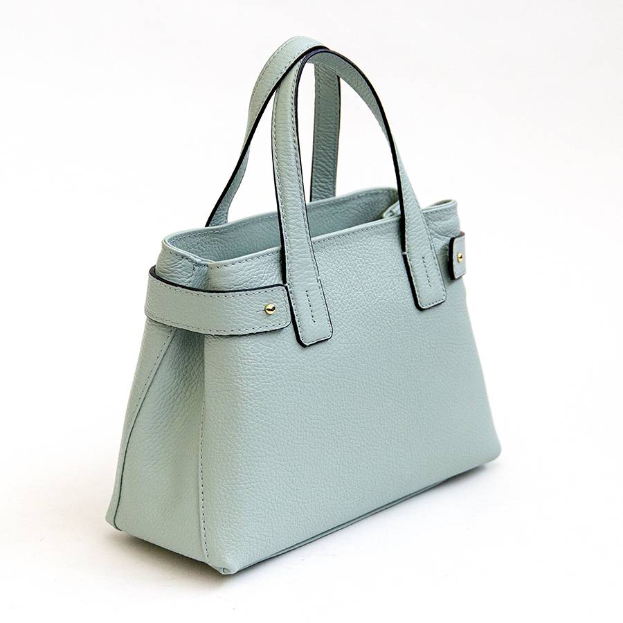 Laura Di Maggio BERRY – Bauletto in pelle menta In Vendita