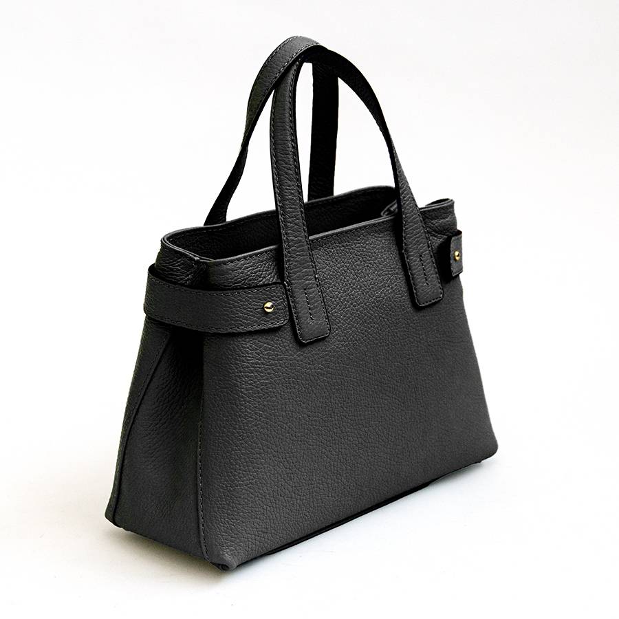 Laura Di Maggio BERRY – Bauletto in pelle nero Saldi