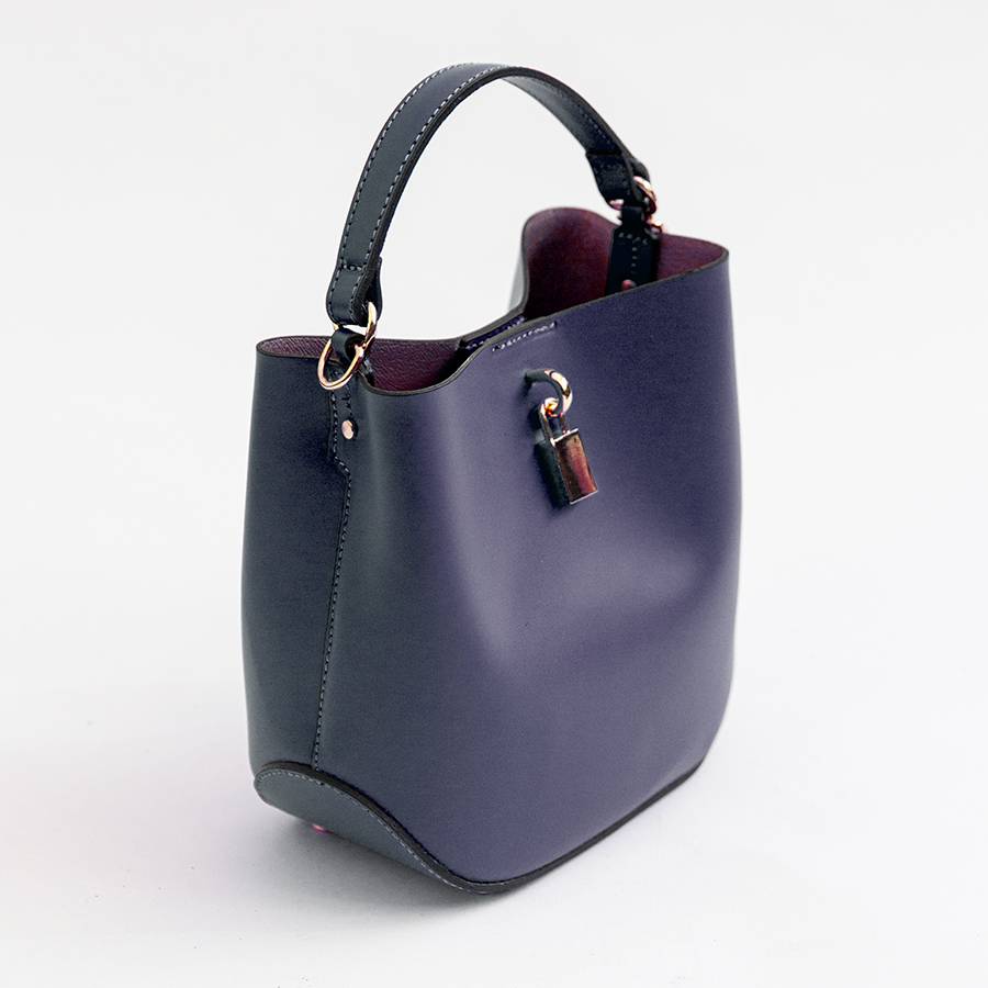 Laura Di Maggio WAVE – Borsa in pelle elegant blu notte Italy
