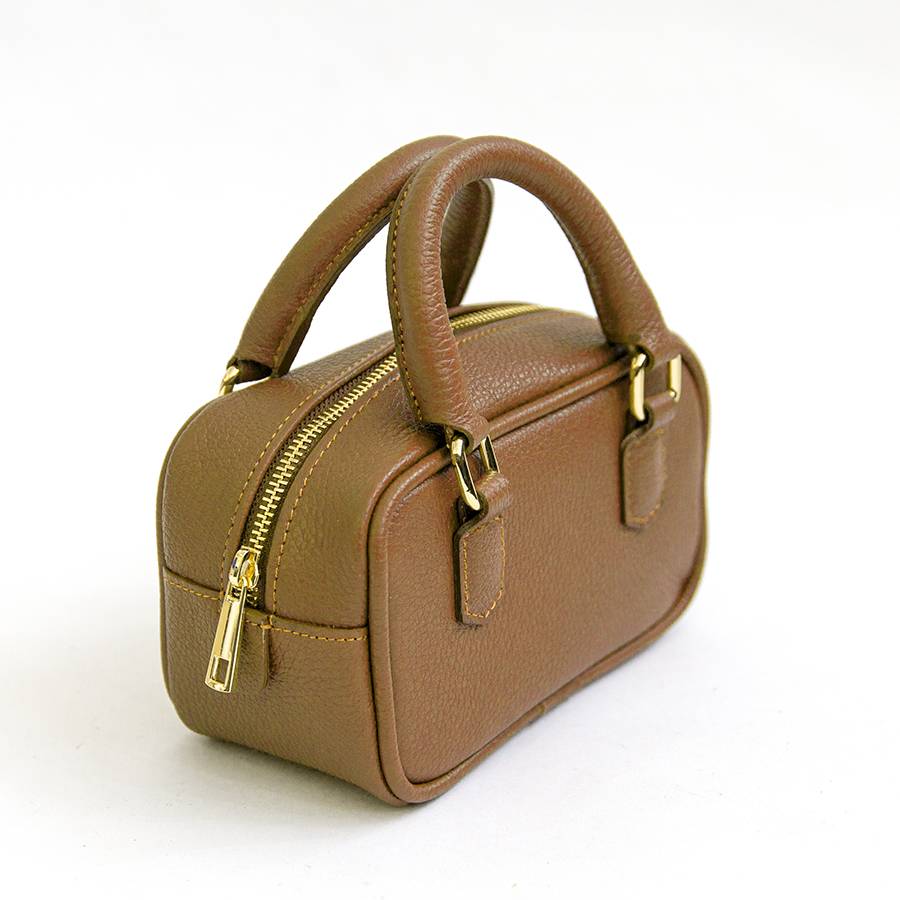 Laura Di Maggio NENA – Miny bauletto in pelle cuoio Promozione