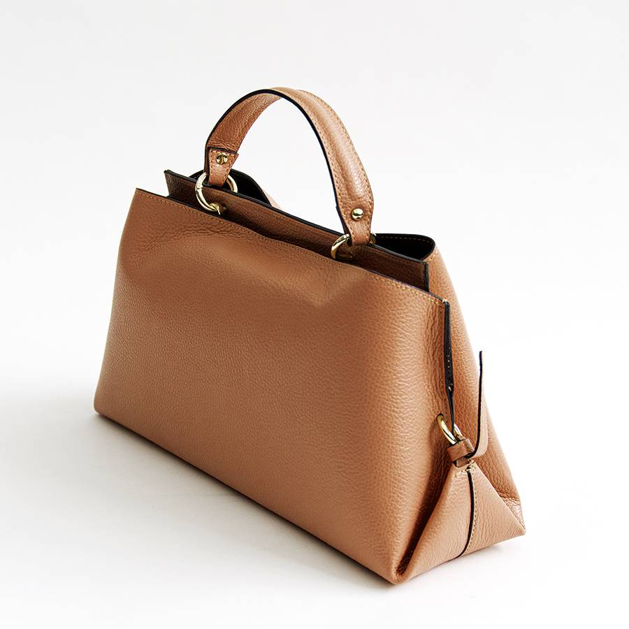 Laura Di Maggio ALEXA – borsa strutturata in pelle dollaro cuoio Hotsell