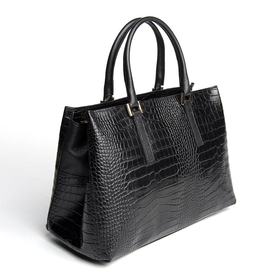 Laura Di Maggio MONICA – Bauletto a mano stampa cocco Saldi Di Fabbrica
