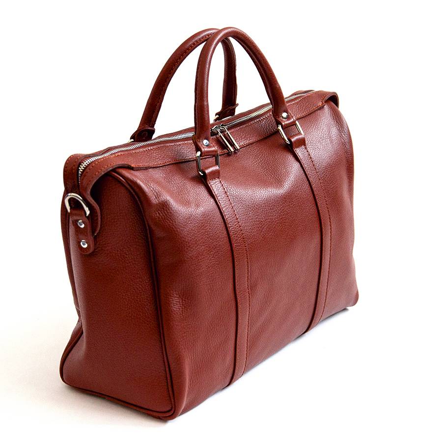 Laura Di Maggio TRAVEL – Borsone in pelle rubino Fino Al -60%