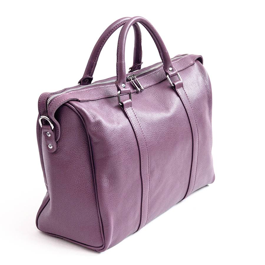 Laura Di Maggio TRAVEL – Borsone in pelle malva Shopping Online