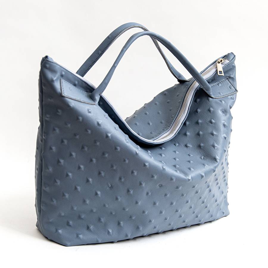 Laura Di Maggio BIKER – borsa in pelle soft stampa chiodo avio Vendita Economica