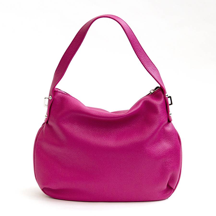 Laura Di Maggio NESSY – Sacca in pelle fuxia Consegna Veloce
