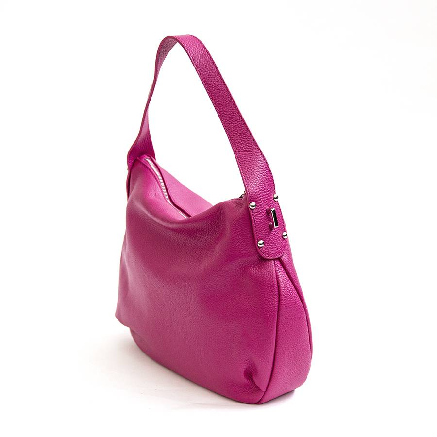 Laura Di Maggio NESSY – Sacca in pelle fuxia Consegna Veloce