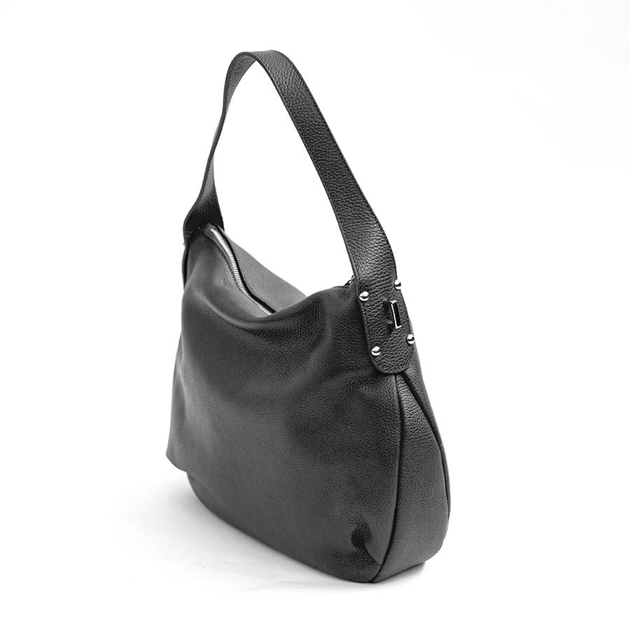 Laura Di Maggio NESSY – Sacca in pelle nera Promozione Limitata