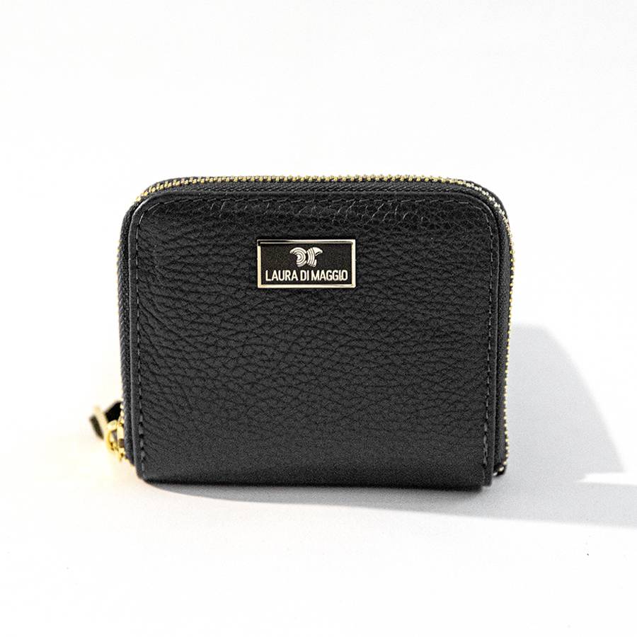 Laura Di Maggio PORTAFOGLIO Mini in pelle nero Vendite Flash