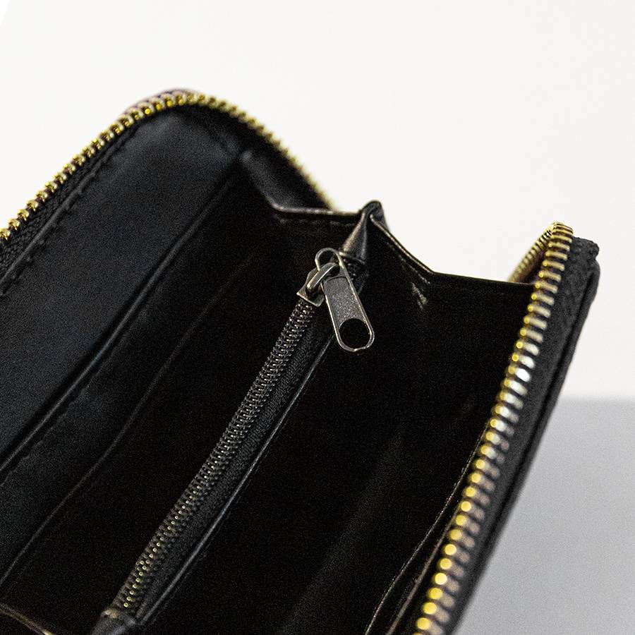 Laura Di Maggio PORTAFOGLIO Mini in pelle nero Vendite Flash