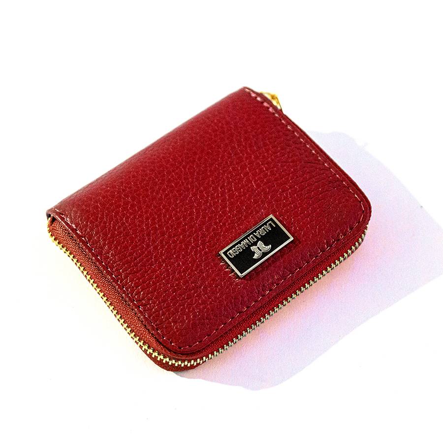 Laura Di Maggio PORTAFOGLIO Mini in pelle rosso Negozio