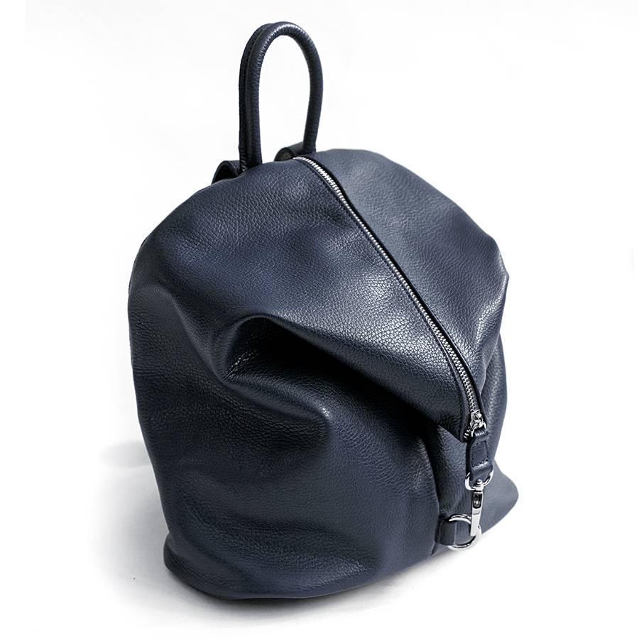 Laura Di Maggio FLIP – Zaino con zip in pelle notte Offerta