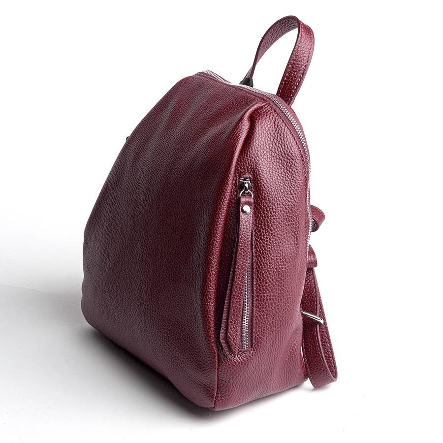 Laura Di Maggio ZIP – zainetto in pelle dollaro rubino Negozio