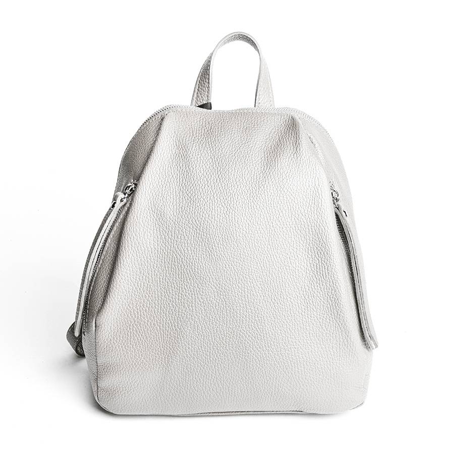 Laura Di Maggio ZIP – zainetto in pelle dollaro latte Italia