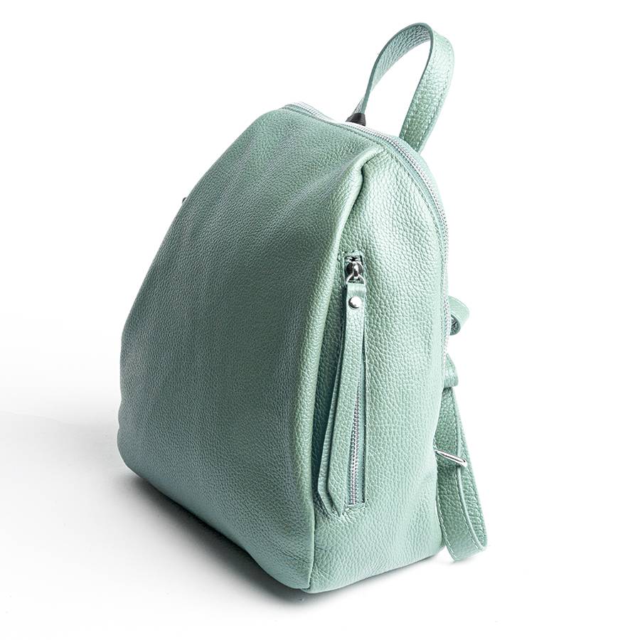 Laura Di Maggio ZIP – zainetto in pelle dollaro tiffany 2025