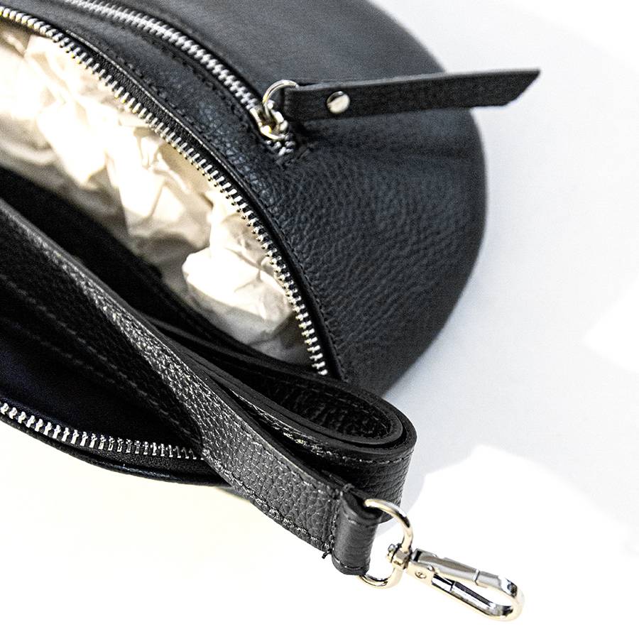 Laura Di Maggio MARSUPIO in pelle dollaro nero Promozione