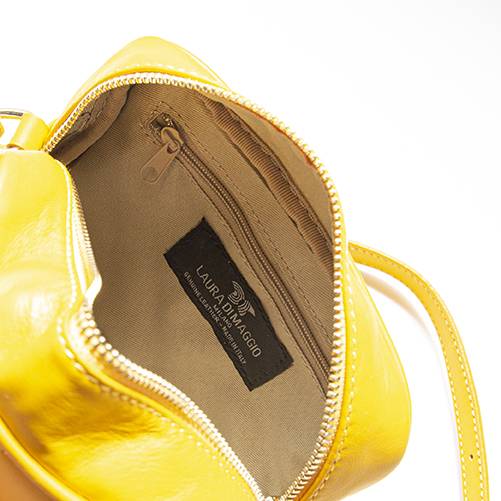 Laura Di Maggio COCCA – Borsa da Sera in Pelle Soft Trapuntato – Senape Saldi