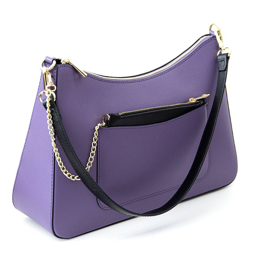 Laura Di Maggio LENA – Borsa a spalla in pelle elegant viola Consegna Veloce