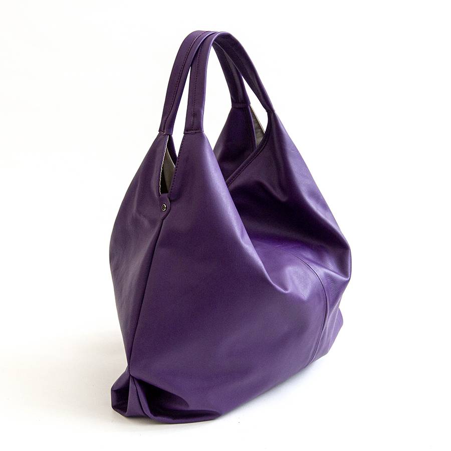 Laura Di Maggio ELSA – Sacca maxi in pelle nappa viola Italy
