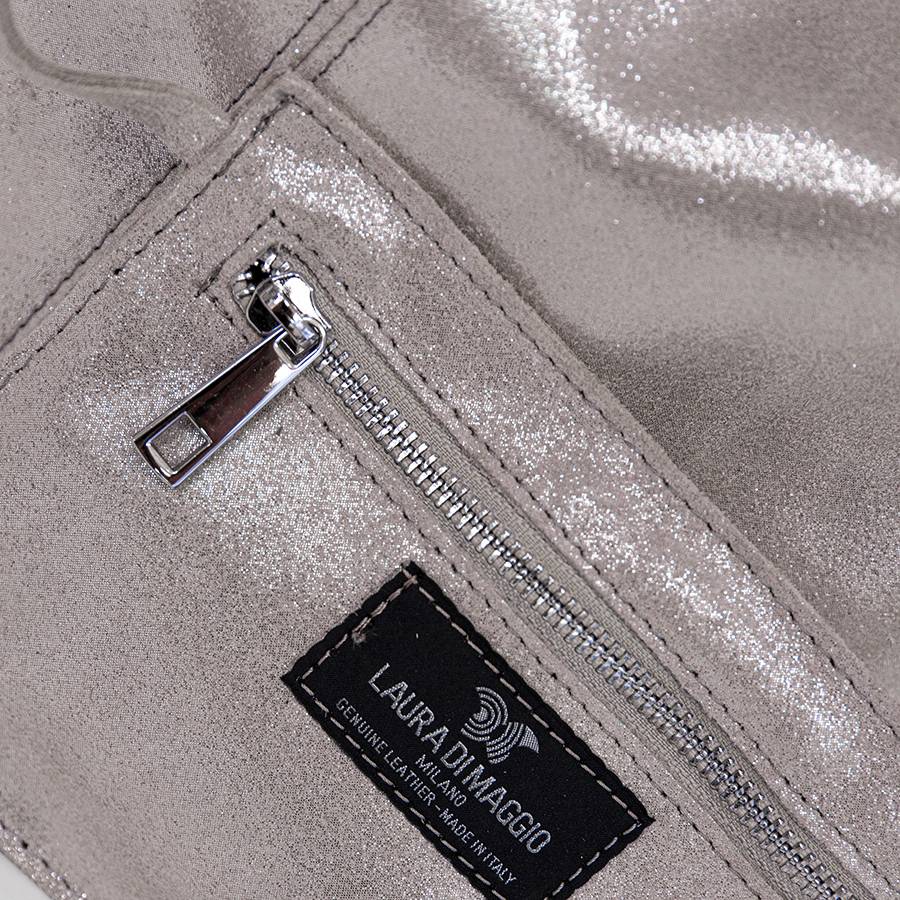 Laura Di Maggio GLIETTER – sacca in pelle glitter rosa Vendita