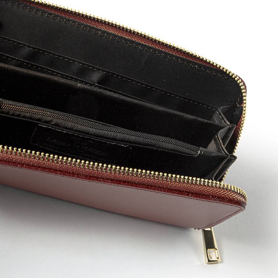 Laura Di Maggio ELEGANT – portafoglio in pelle elegant cuoio 2025