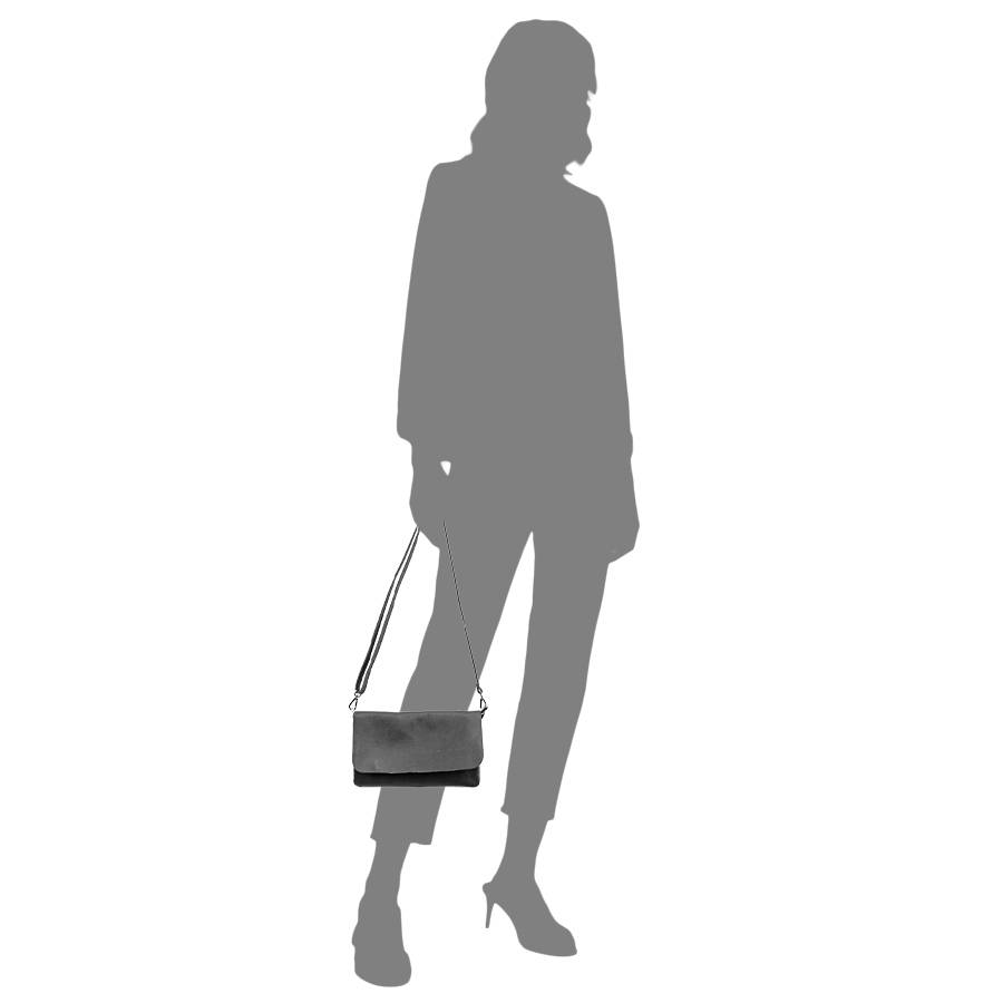 Laura Di Maggio CLAIRE – pochette sottile nera in pelle dollaro Saldi