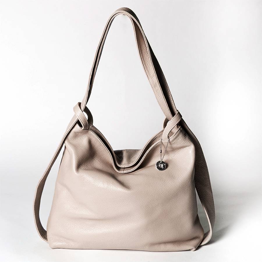 Laura Di Maggio VENICE – Zaino/borsa in pelle dollaro rosa Moda