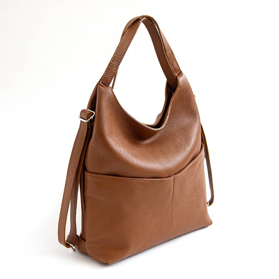 Laura Di Maggio MADRID – Zaino/borsa in pelle cuoio Nuovo