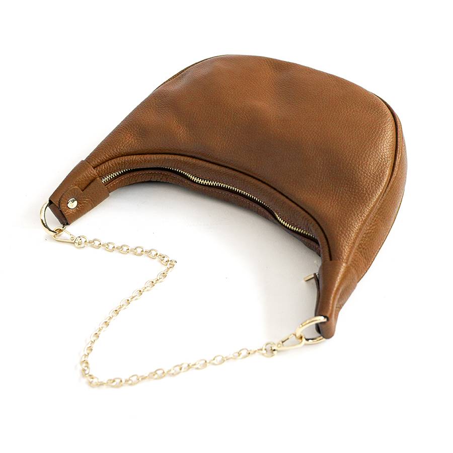 Laura Di Maggio MOON – Borsa a spalla in pelle cuoio Online