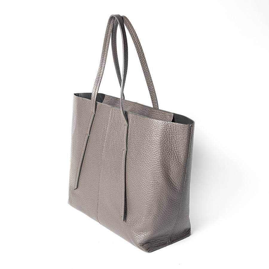 Laura Di Maggio MARGÒ – Shopper in pelle dollaro taupe I Più Venduti