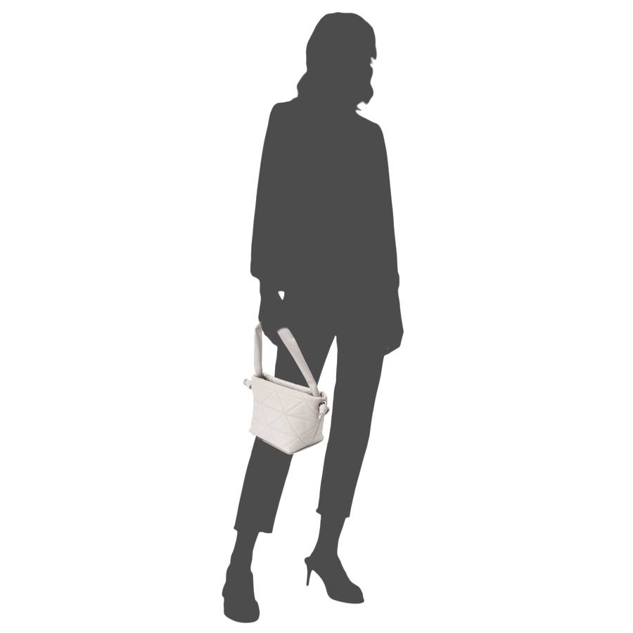 Laura Di Maggio RITA – borsa in pelle soft trapuntato latte Qualità Garantita