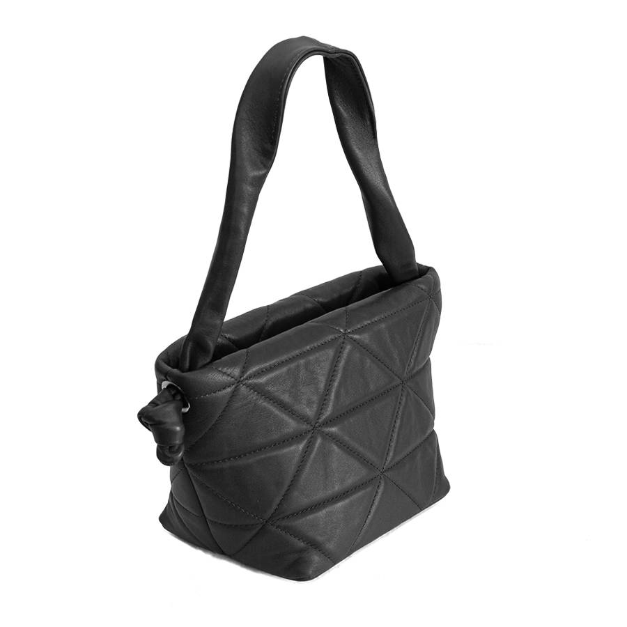 Laura Di Maggio RITA – borsa in pelle soft trapuntato nero Acquista Ora