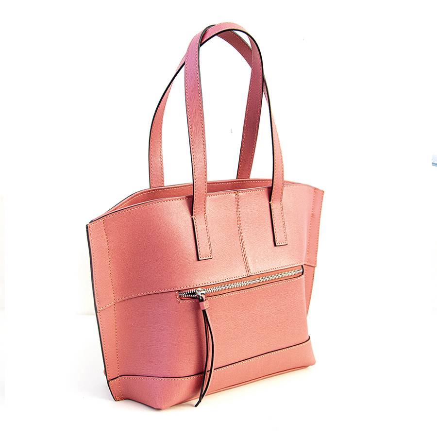 Laura Di Maggio SIMONA – Shopper in pelle saffiano rosa Consegna Veloce