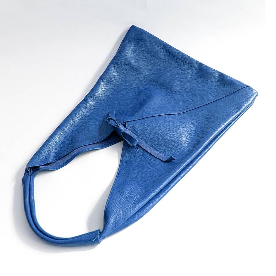 Laura Di Maggio LINA – Maxi sacca in pelle blu Novità