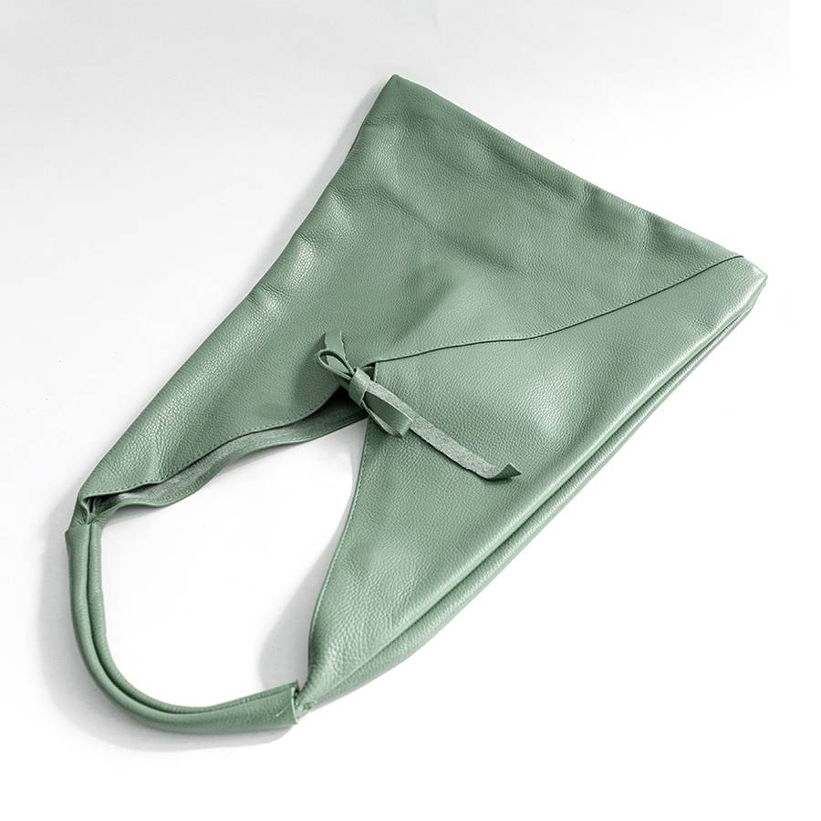 Laura Di Maggio LINA – Maxi sacca in pelle menta Sconto