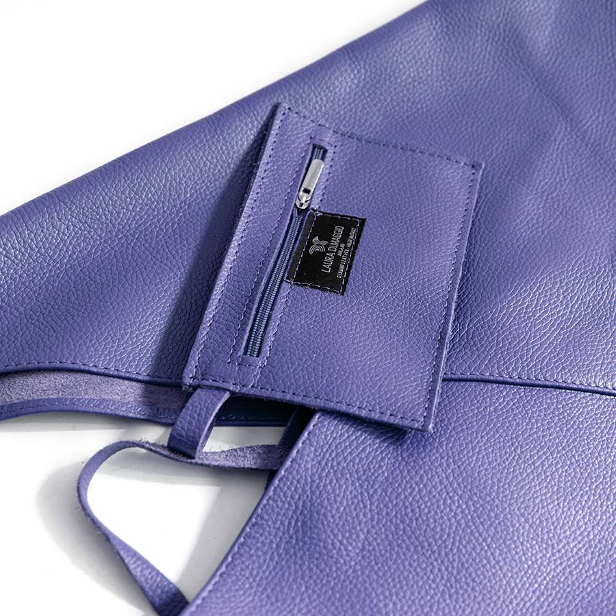 Laura Di Maggio LINA – Maxi sacca in pelle glicine Offerta