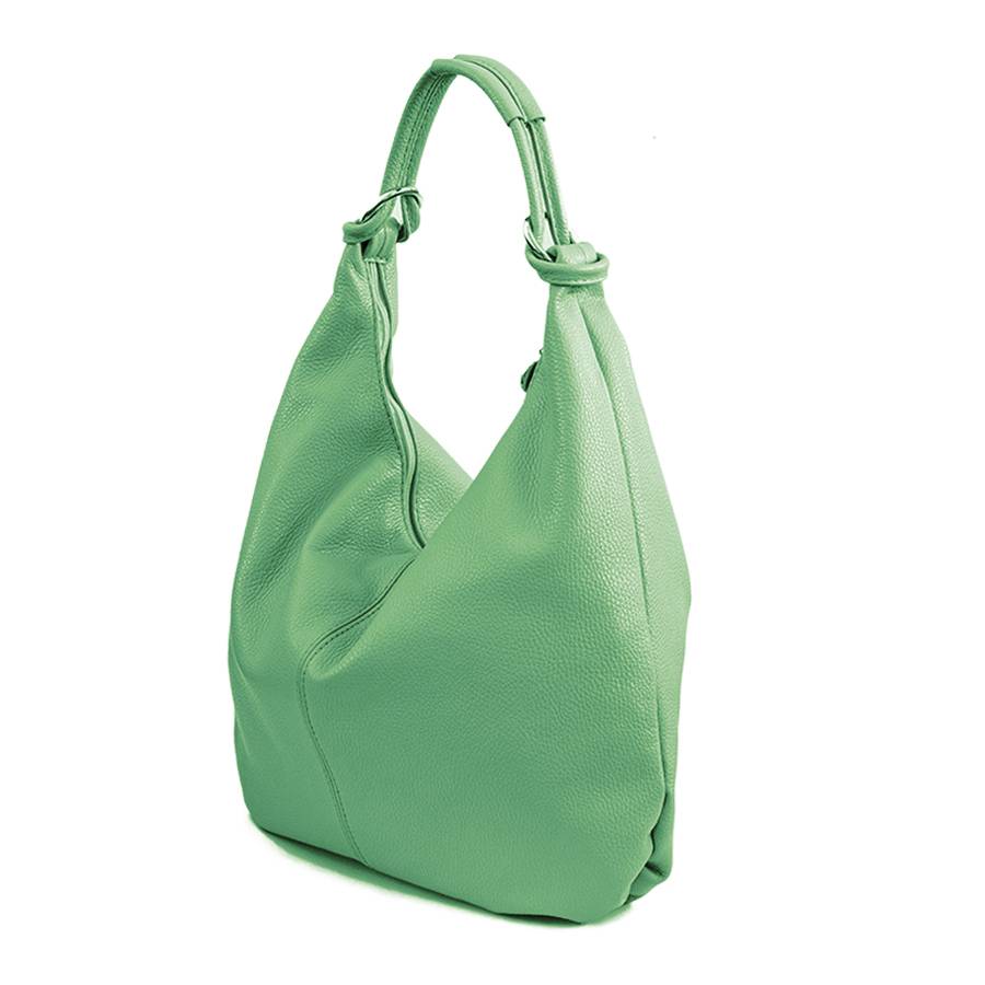 Laura Di Maggio ASIA – Maxi sacca in pelle dollaro verde Offerte