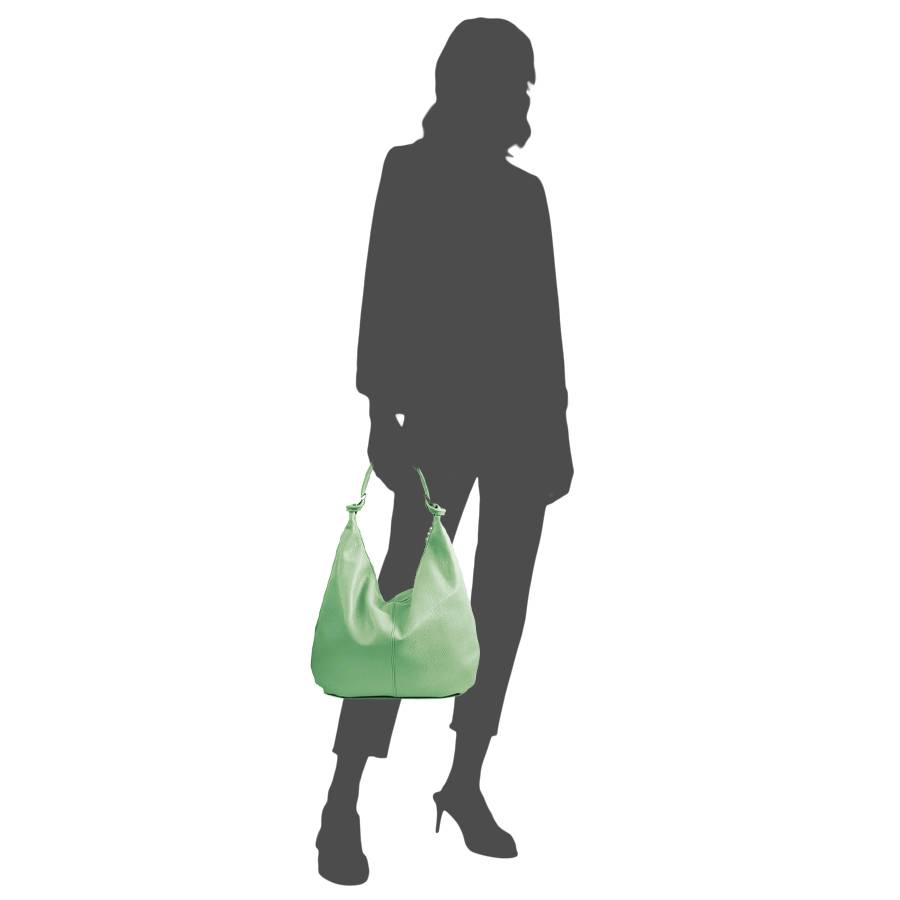 Laura Di Maggio ASIA – Maxi sacca in pelle dollaro verde Offerte