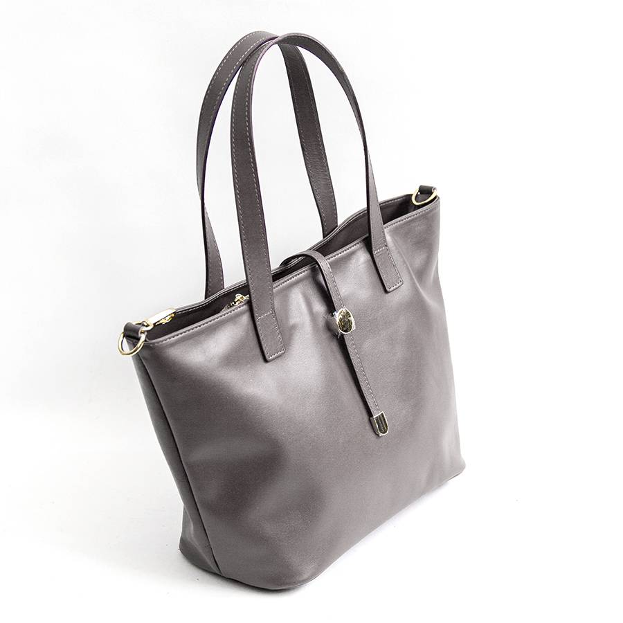 Laura Di Maggio LADY – shopping in pelle soft acacia Vendita Economica