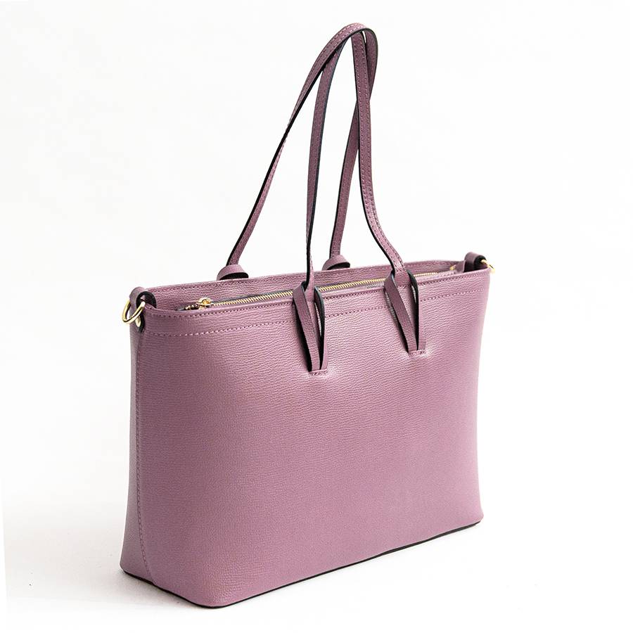 Laura Di Maggio NIKITA – Shopping in pelle saffiano malva Nuova