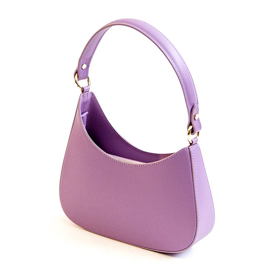 Laura Di Maggio EDI – borsa Hobo in pelle elegant malva In Linea