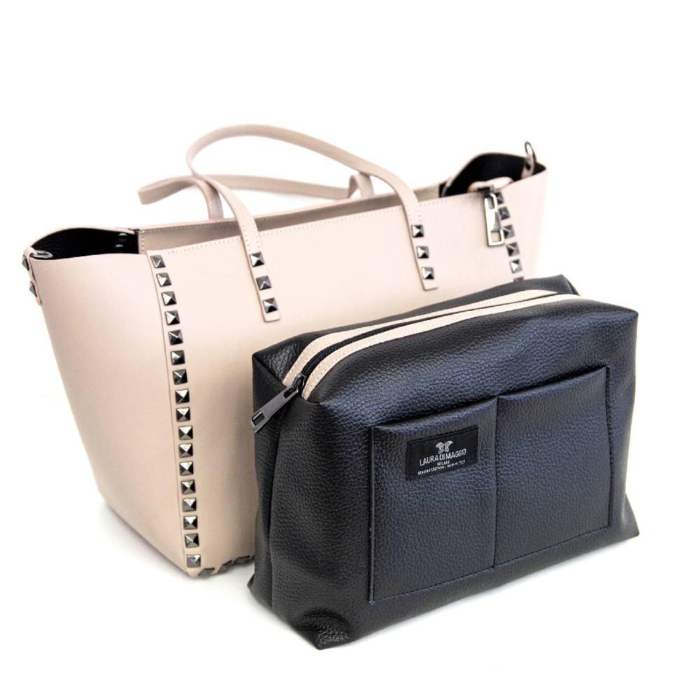 Laura Di Maggio BRIDGET – maxi bag con piccole borchie Vendita