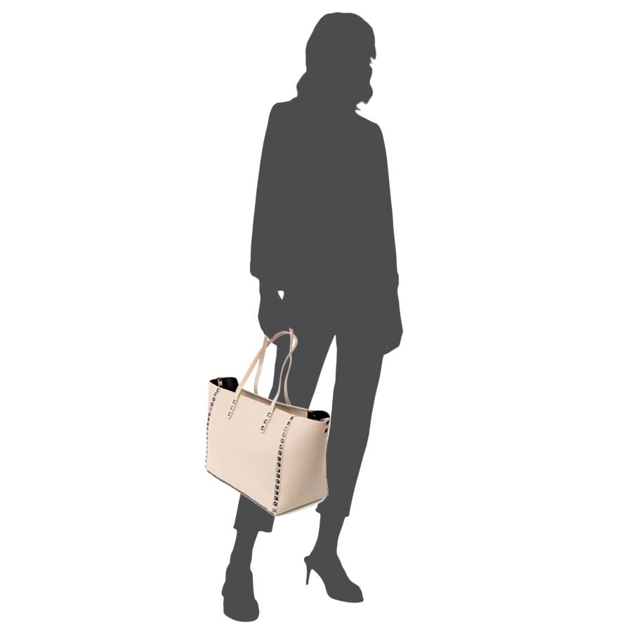 Laura Di Maggio BRIDGET – maxi bag con piccole borchie Vendita