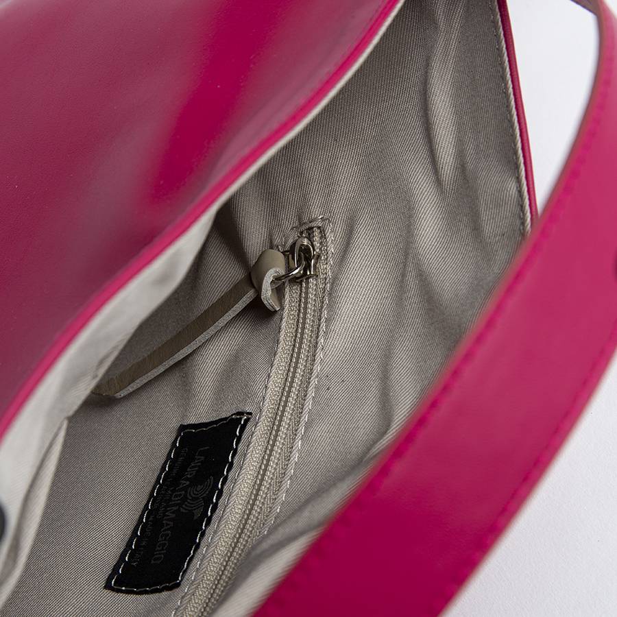 Laura Di Maggio JILLIAN MEDIUM – Borsa in pelle nappa azalea Italia