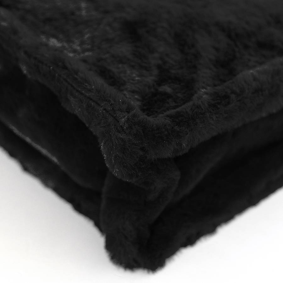 Laura Di Maggio FLUFFY – Maxi shopping in pelliccia ecologica nera Promozione