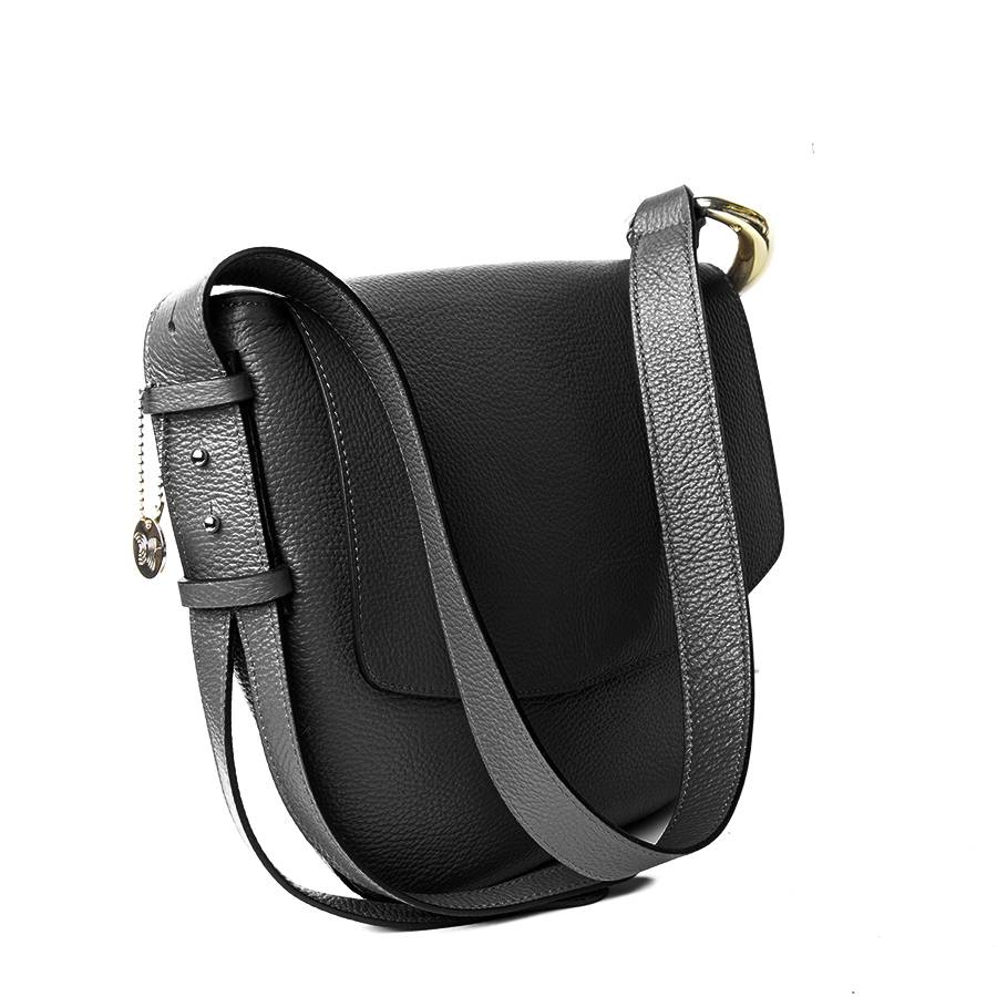 Laura Di Maggio ZELDA – borsa a spalla in pelle nera Soddisfazione Garantita