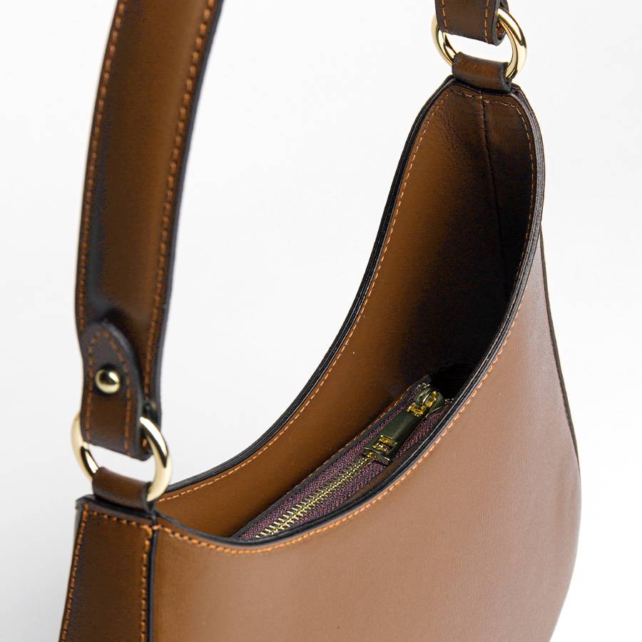 Laura Di Maggio EDI – borsa Hobo in pelle elegant cuoio Novità
