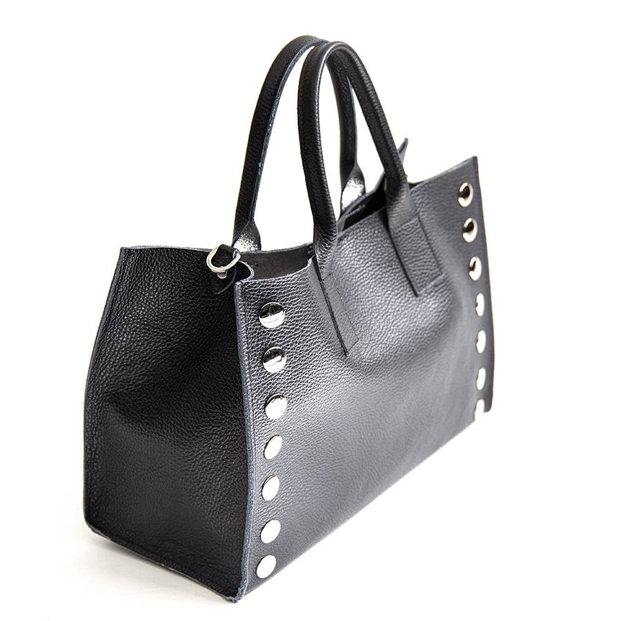 Laura Di Maggio SAM BIG – Shopping con borchie in pelle nera Outlet
