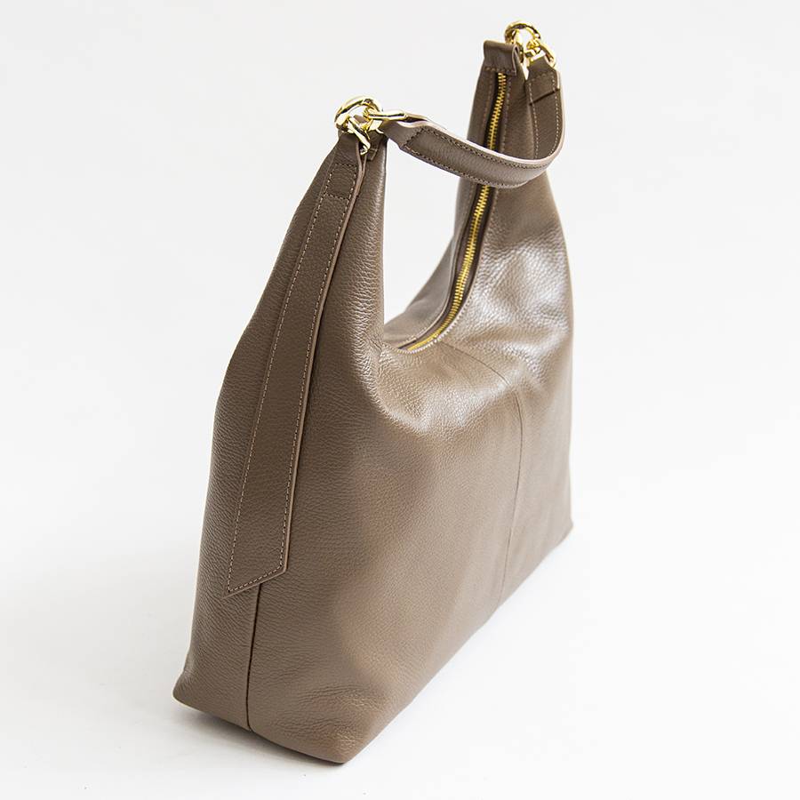 Laura Di Maggio SIDNEY – Sacca in pelle taupe Promozione